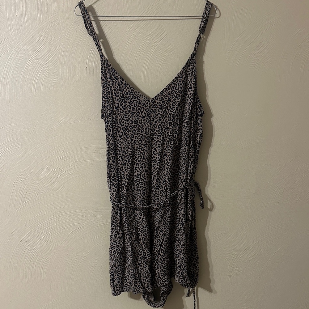 American Eagle Outfitters Animal Print Romper